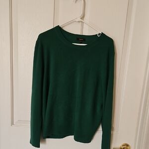 Quince Forest Green Crew Neck Sweater